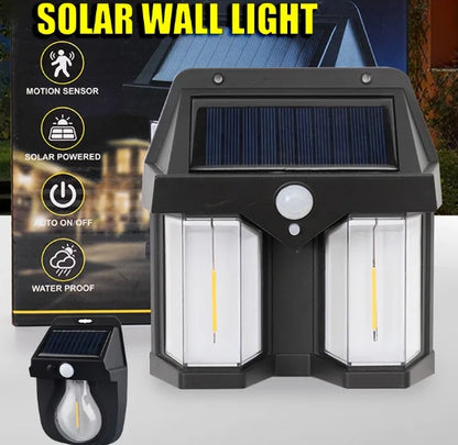 Double Luminaria led Waterproof External Solar Light With Sensor Presence and Movement-Neverdie Store