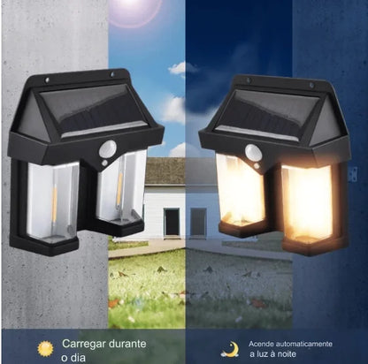 Double Luminaria led Waterproof External Solar Light With Sensor Presence and Movement-Neverdie Store