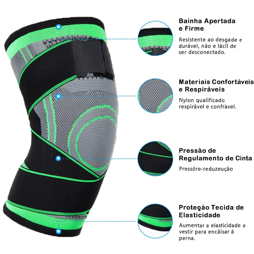 Men Women Sports Knee Support Compression Sleeves Joint Pain Arthritis Relief Running Fitness Elastic Wrap Brace Knee Pads