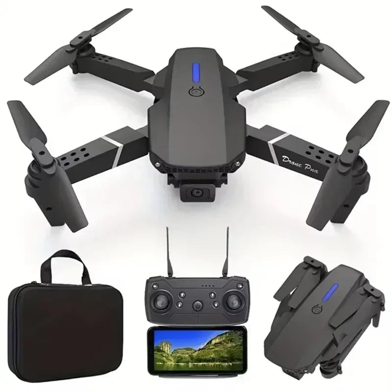E88 Pro WIFI FPV Drone Wide Angle HD 4K 1080