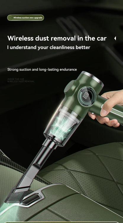 Xiaomi Car Vacuum Cleaner Wireless High Power Powerful Cleaning Dust Removal Multi Wet Dry Dual-Use Handheld Vacuum Cleaner