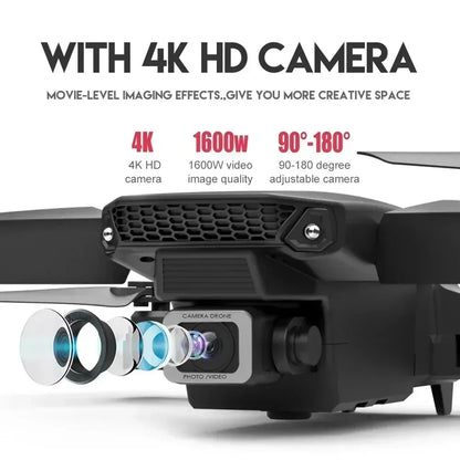E88 Pro WIFI FPV Drone Wide Angle HD 4K 1080
