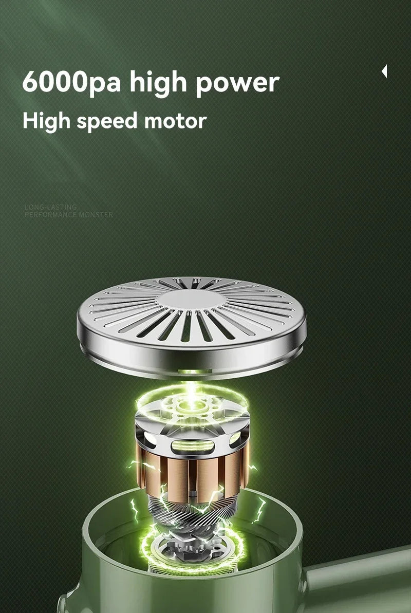 Xiaomi Car Vacuum Cleaner Wireless High Power Powerful Cleaning Dust Removal Multi Wet Dry Dual-Use Handheld Vacuum Cleaner