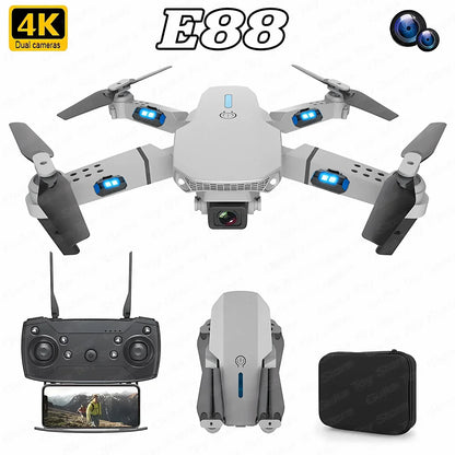E88 Pro WIFI FPV Drone Wide Angle HD 4K 1080